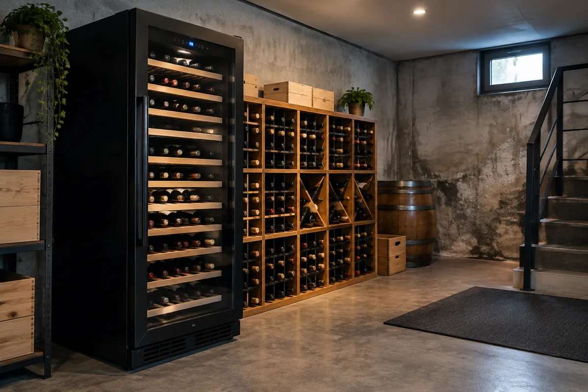 Quelle cave à vin choisir pour un garage ou un sous-sol humide ?