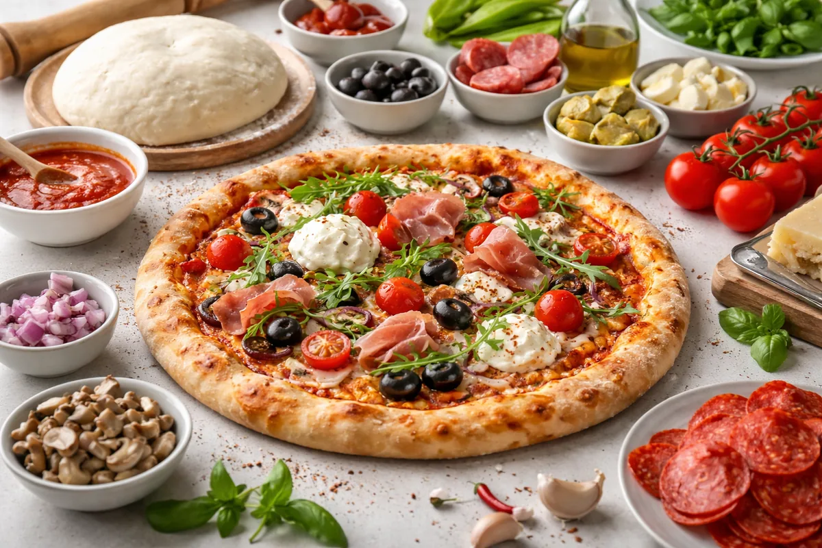 Comment préparer une pizza maison avec des garnitures variées et originales