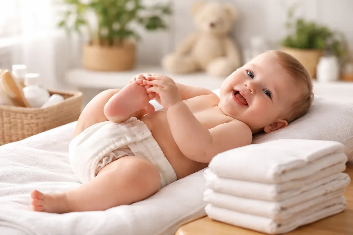 Quels sont les bienfaits des couches en coton pour bébé