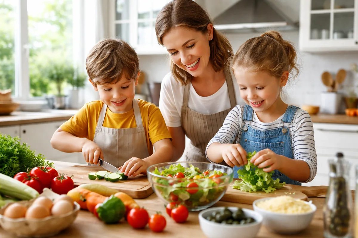Cuisiner avec les enfants : un moment de partage et d'apprentissage